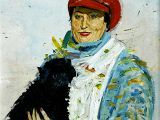 SOPHIA LARSON, staatl. dipl. Opernsängerin, Öl auf Hartfaser, 100 x 80 cm.jpg